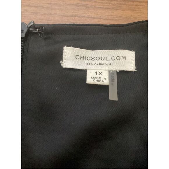 Vintage CHICSOUL Sequined Party Dress 1X - Picture 4 of 8